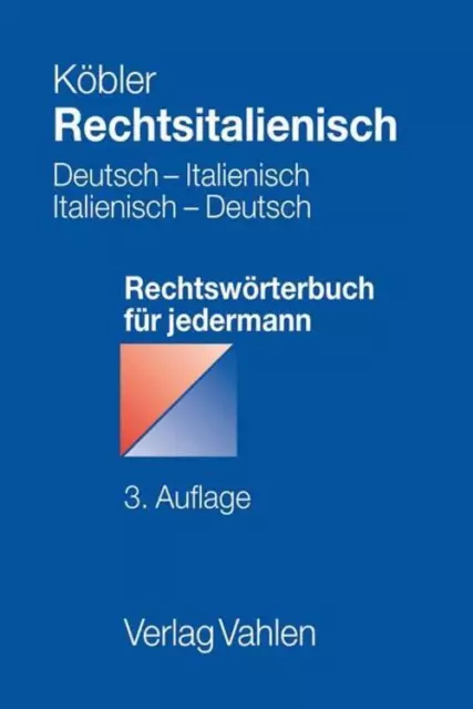 Rechtsitalienisch | Gerhard Köbler | Taschenbuch | XXXIX | Deutsch | 2020