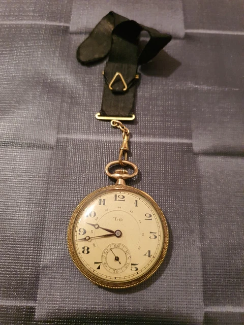 Montre à Gousset De Poignet Ancienne En Plaqué Or - Début Du 20ème Siècle - Occasion