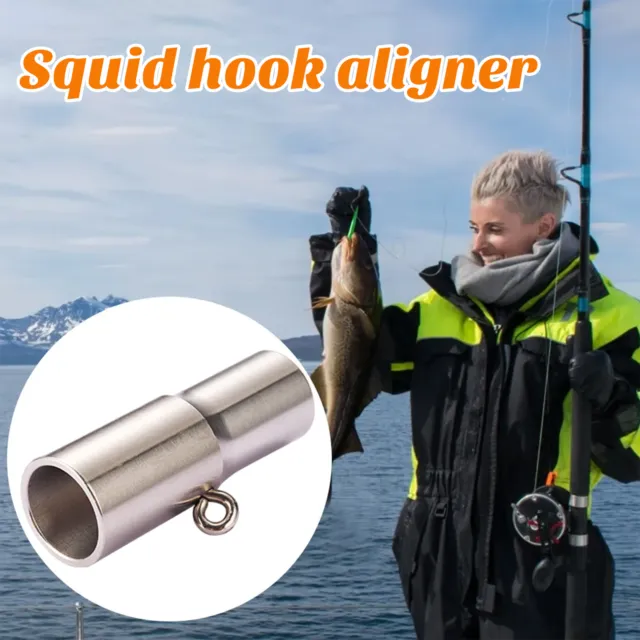 Fishing Gear Accessory Stainless Steel Squid Hook Straightener Repair Tool