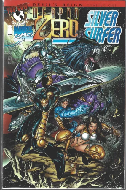 Devil's Reign Chapter One #1 Weapon Zero Silver Surfer (Nm) Image & Marvel Comic