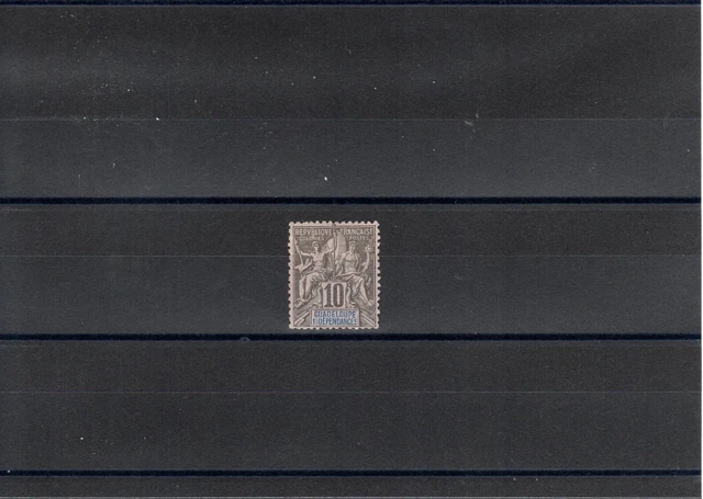 Timbre Guadeloupe France Colonie 1892 N°31 Neuf* Mh