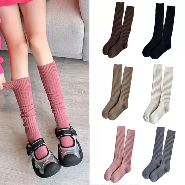 Chaussettes Mollet En Coton Pour Femmes Bonneterie Chaussettes Longues 》