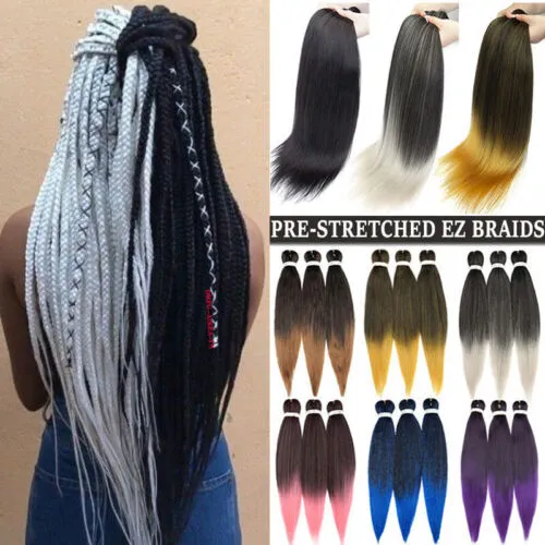 Pre Stretched Braiding Hair 8 Packs 26 Inch Professional Itch Free Synthetic