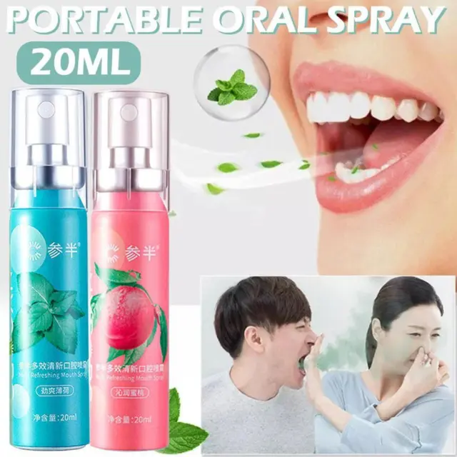 Antibacterial Mouth Spray for Fresh Breath 20ml Freshener