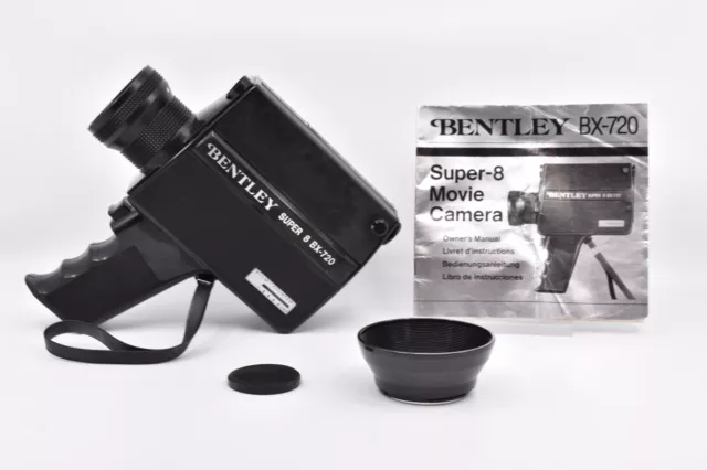 vintage Bentley Super 8 BX-720 Super-8 Movie Camera Selling For Parts or Repair