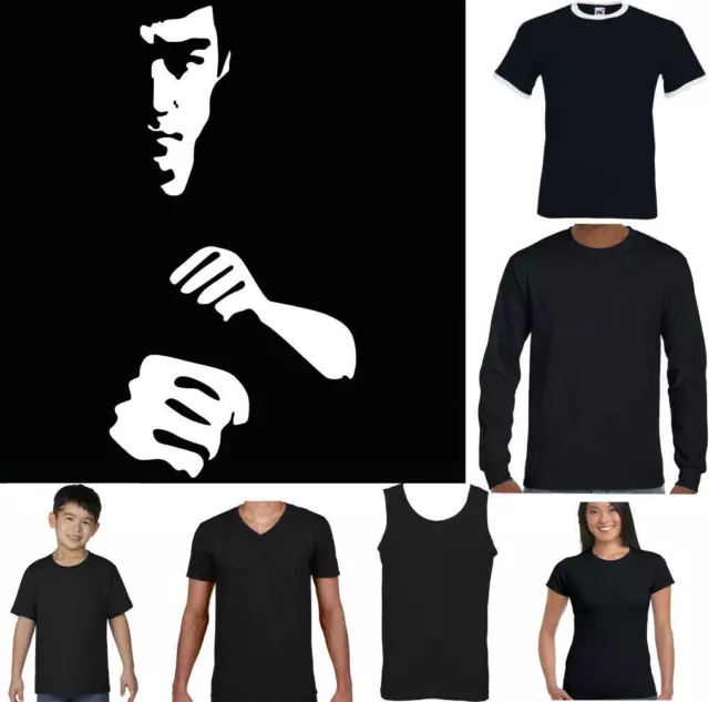 T-SHIRT UOMO ARTI MARZIALI MISTE MMA boxe Enter The Dragon top unisex