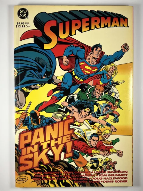 Superman: Panic in the Sky · 1st Printing · TPB · DC Comics 1993 · VF