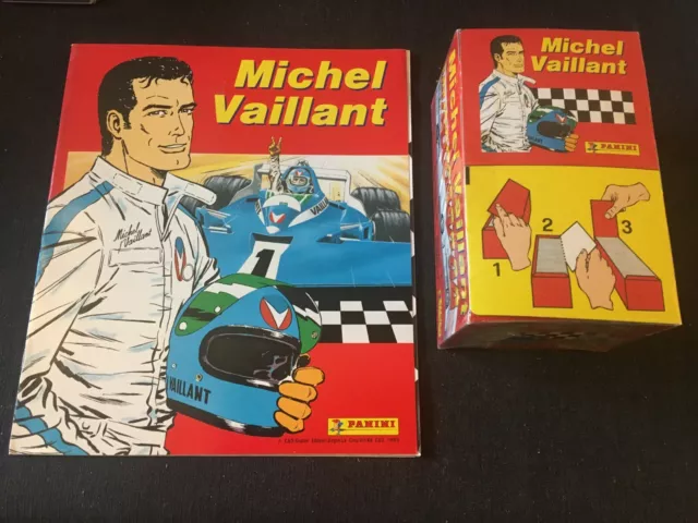 Boite  Box+ Album Vide Panini 100 Pochettes Michel Vaillant 1992 Sealed Fermee