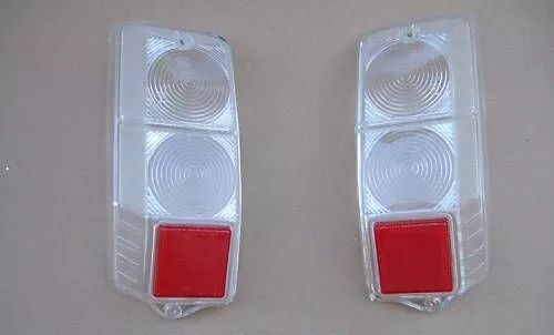 Par Plástico Luces Traseras para Fiat 500 F L R Color Blanco
