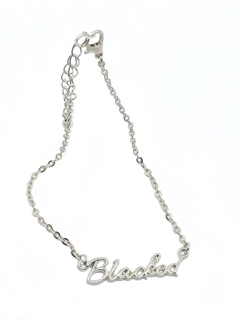 Alternative Intentions QOS Anklet - Queen Of Spades HW Hotwife Symbol, 9-12' Adjustable, Brass