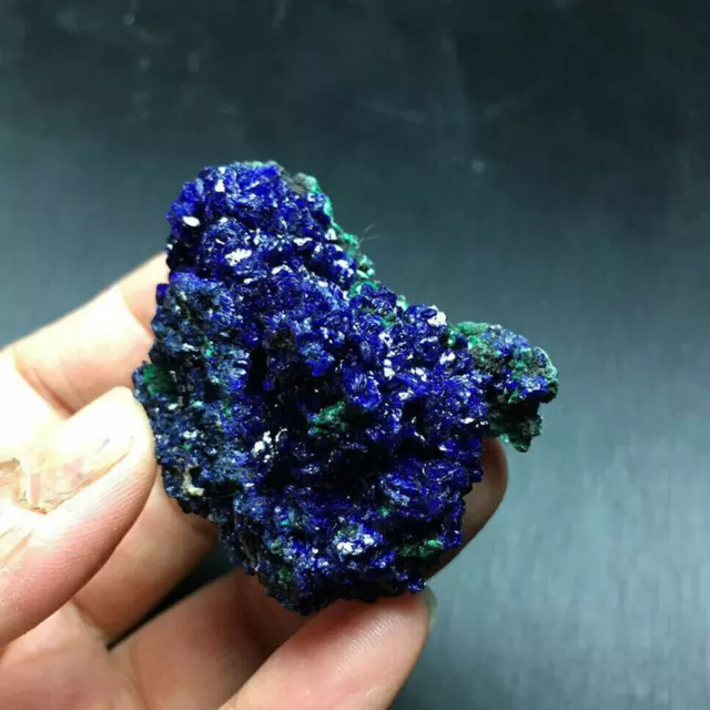 Natürlicher Azurit Malachit Geode Kristall Mineral Probe Reiki Stein Edelstein