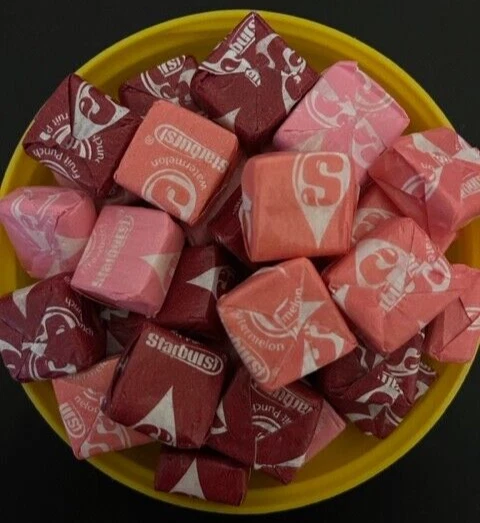 STARBURST Fruit Chews STRAWBERRY/WATERMELON/FRUIT PUNCH- BULK CANDY- ONE POUND