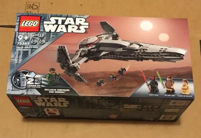 Lego Star Wars 75383 Darth Maul's Sith Infiltrator New please see description