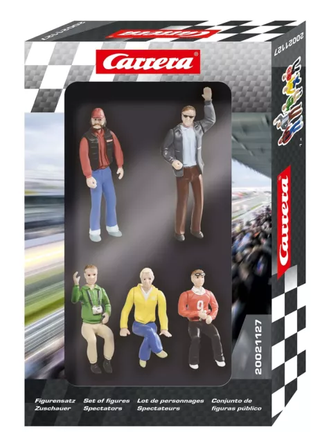 Carrera 20021127 Set of Figures, Audience Slot Car Racing Accessory, Pre Painted