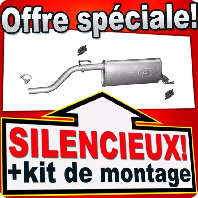 Silencieux Arriere pour OPEL CORSA D 1.0 12V 60CH 65CH des 2006