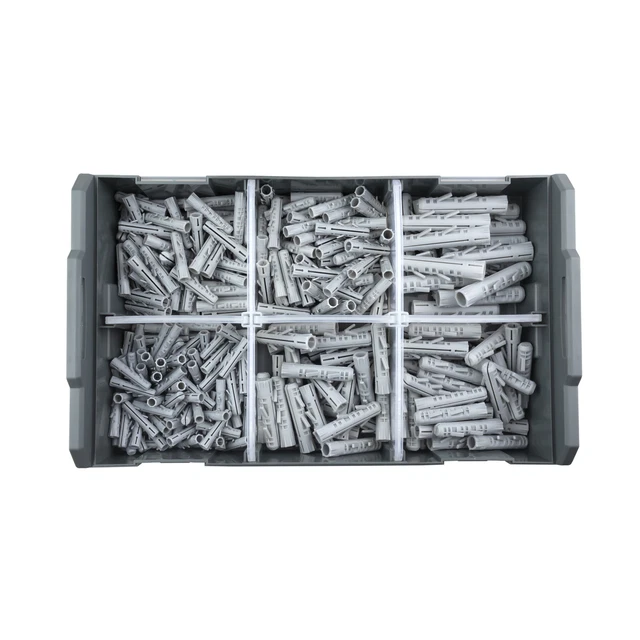 Assortimento mini calcestruzzo TOX L-Boxx tasselli espansivi Barracuda materiali da costruzione completi 296 pezzi