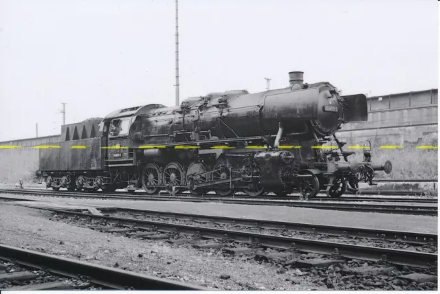 S/W-Foto DB Dampflok 050 870 Bw München Ost 1968