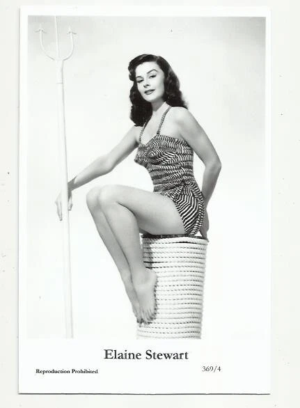 (Bx24) Elaine Stewart Swiftsure Photo Postcard (369/4) Filmstar Pin Up Glamor