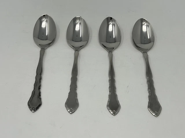Oneida Satinique Set of 4 Teaspoons 6"