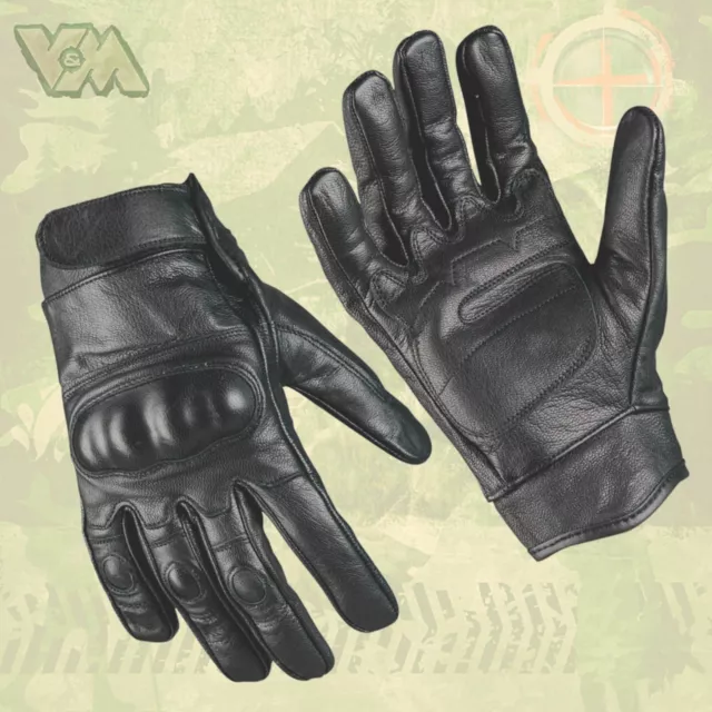 Security Tactical Handschuhe Leder Einsatzhandschuhe Motorradhandschuhe Knöchel