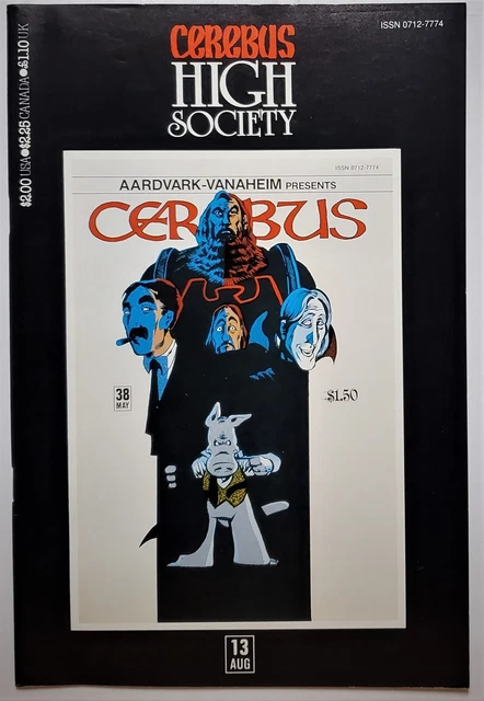 Cerebus High Society #13 (Aug 1990, Aardvark-Vanaheim) FN/VF