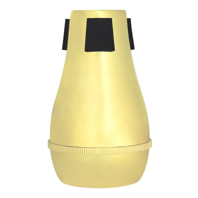 Tenor Trombone Mute ABS Trombone Mute Silencer for Tenor Trombone (Gold)