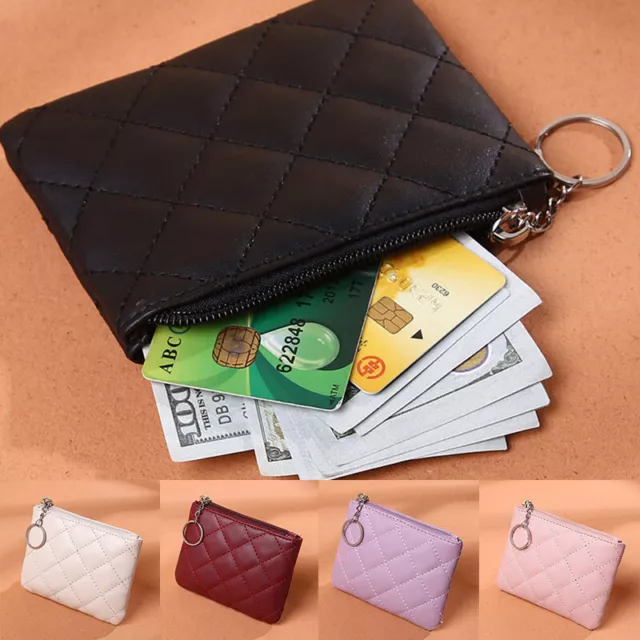 Pochette En Cuir Pu Pour Femmes Petite Pochette Pour Pièces De Monnaie Porte- R