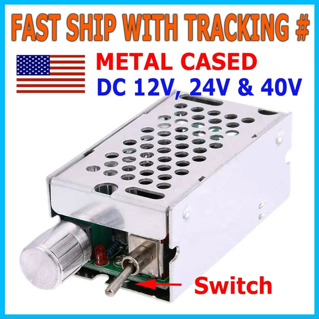 DC MOTOR SPEED Controller Reversible PWM HHO Reversing Control Switch
