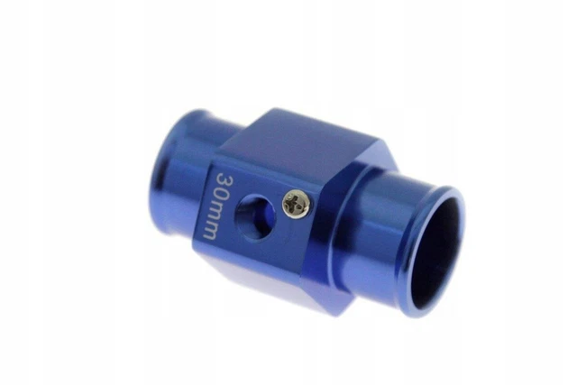 Adaptateur Température Eau Voiture Métal Bleu - Capteur Tuyau Refroidissement Universel