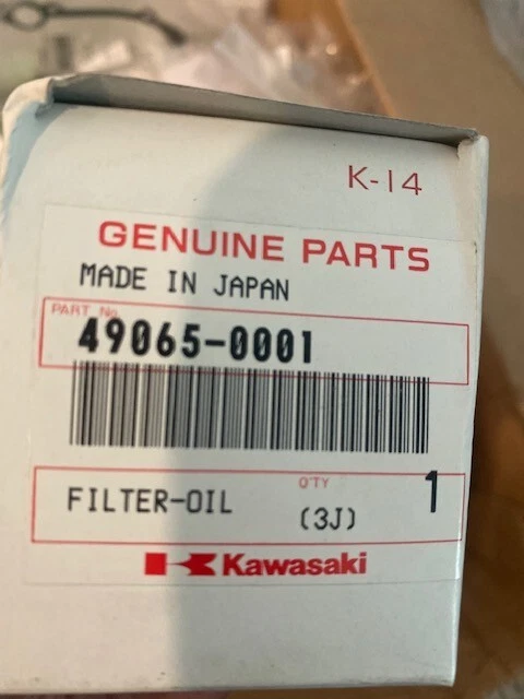 Kawasaki OEM 49065-0001 Filter-Oil