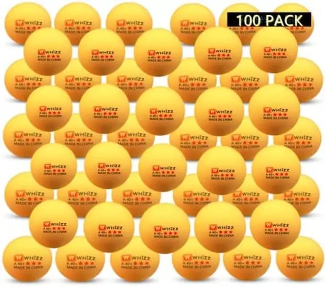 Ping Pong Balls, 2.8G A40+Mm ABS New Material 3 Star Jointless Professional P...