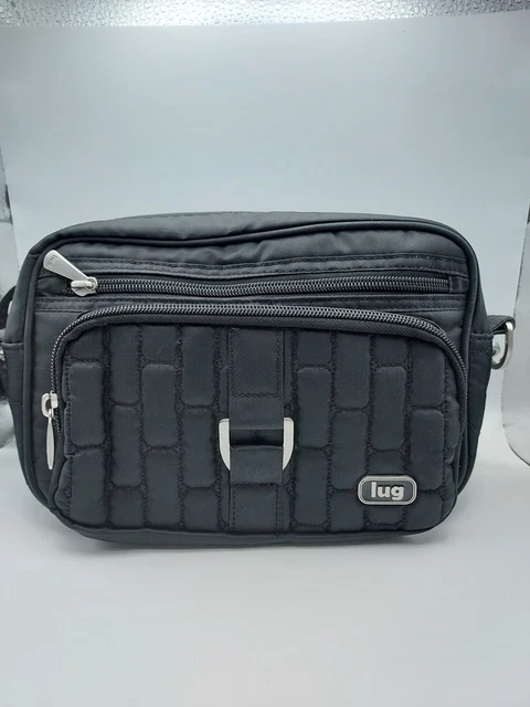 Lug Carousel Convertible Crossbody Purse Belt Bag Fanny Pack Black RFID • 9x7x3