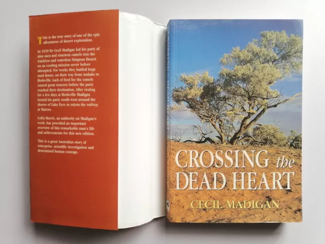 Crossing the Dead Heart by Cecil Madigan (Paperback with Dust Jacket, 1998) RARE