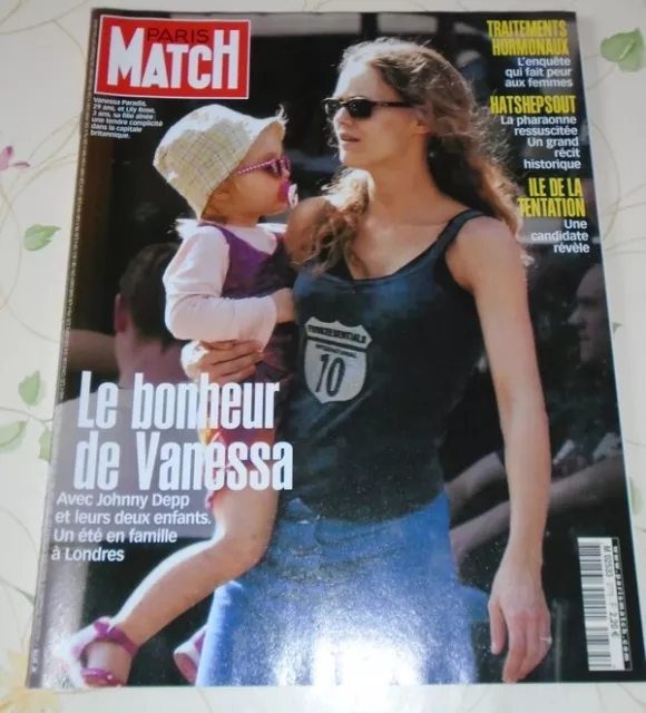 (2)  Paris Match n° 2775 du 1e août 2002 - Vanessa Paradis + Lily-Rose De