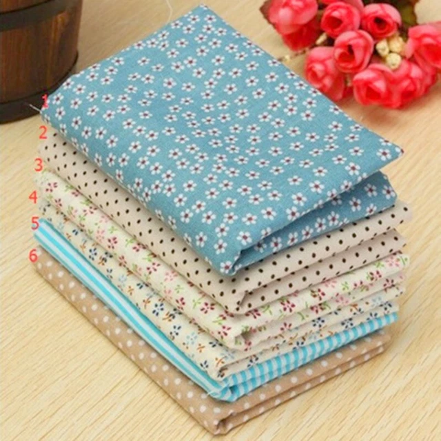 Stilvoll 2019 Patchwork Set Square Tissue 25 * 25cm 50 * 50cm 6 Stück 6x