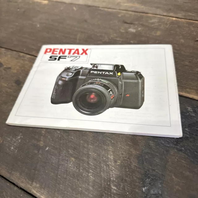 Pentax SF7 Circa 1988 Brochure & Manual