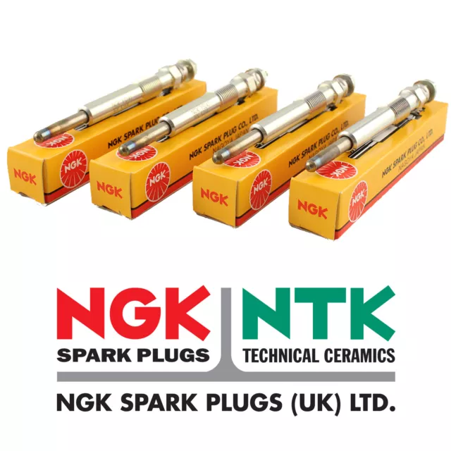 FOR FORD MONDEO TRANSIT 2.0 2.2 2.4 TDCI TDDI DI NGK HEATER GLOW PLUGS x4 Y-548J