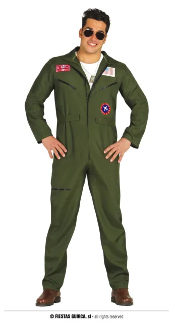 Costume Tuta Da Pilota Top Gun M