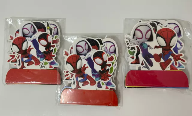 Spiderman and Super Hero Friends 3-D Center Pieced Decoration (3) Party Sets New