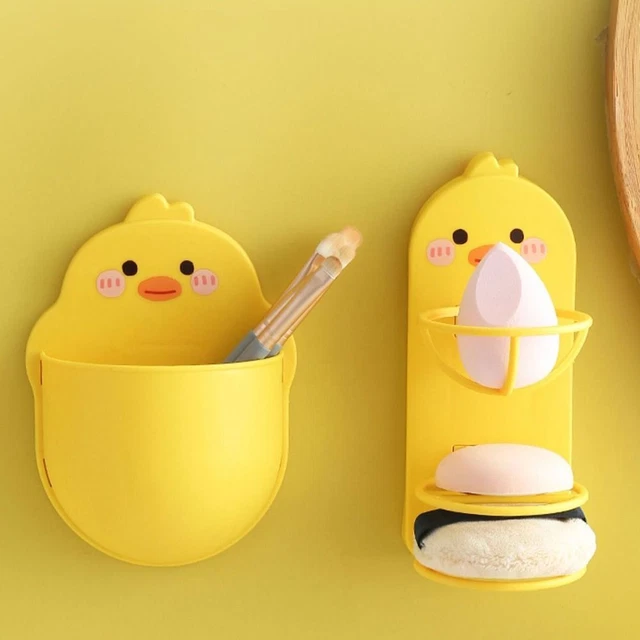 Holder Wall Self-adhesive Storage Rack Beauty Egg Shelf Makeup Brush Organizer
