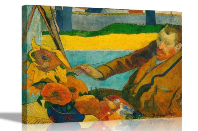 The Painter of Sunflowers by Paul Gauguin Framed Canvas Prints Wall Art Pictures