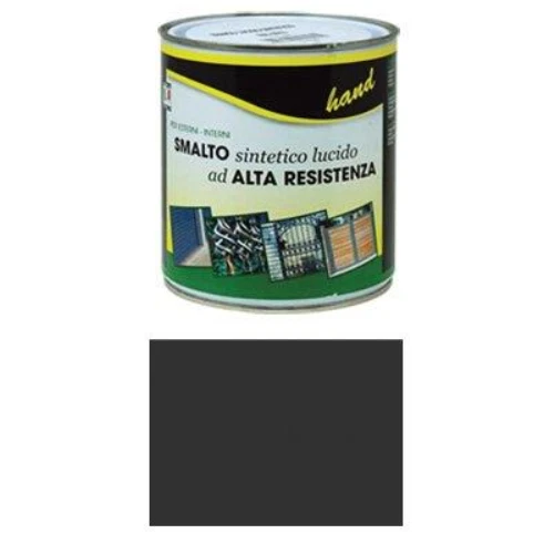 Smalto a solvente hand nero opaco ral 9011 lt 2,5 (2 pezzi) Hand