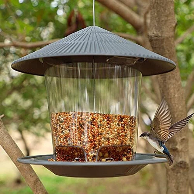 Bain D'oiseaux En Fonte Sur Pied - Abreuvoir Et Mangeoire, Facile à Installer, Parfait Pour Le Jardin