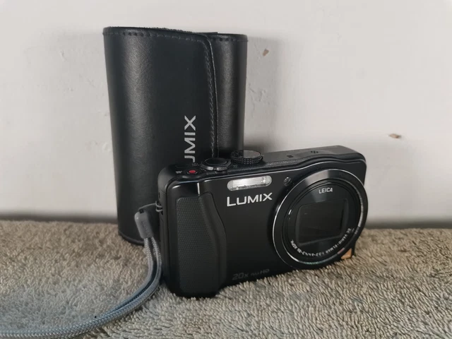 Panasonic Lumix DMC-TZ35 Digital Camera -  Black Tested 20x Full HD With Case