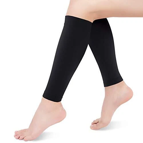 Chaussettes de Compression Mollet Chaussette de Contention sans Pieds pour Ho...