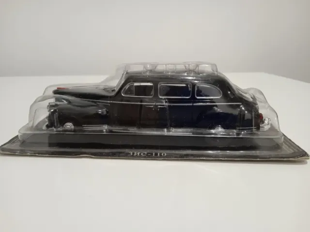 ZIS-110 Black Luxury Soviet Limousine WW2 1945 Year 1/43 Scale Diecast Model Car