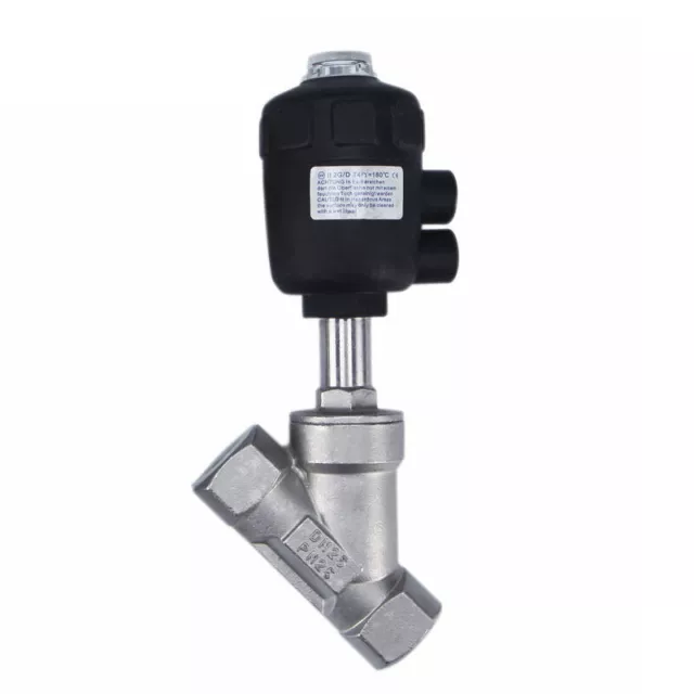 Pneumatic Angle Seat Valve Stainless steel 304 high temperature resistance