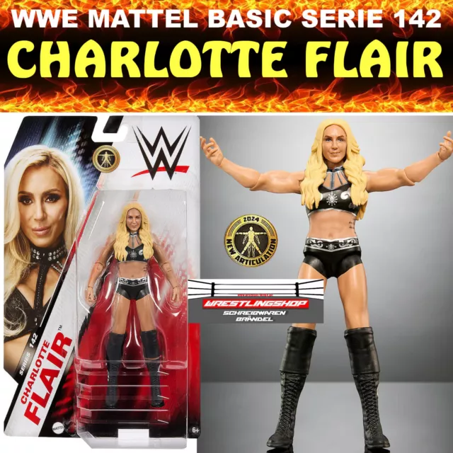 Wwe Mattel Basic Serie 142 Diva Charlotte Flair Wrestling Action Figur Elite Wcw