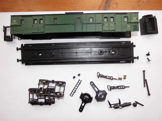Lot De 2 Bogies JEP échelle O (1/43) - Pour Voiture Voyageurs Ou Fourgon - Métal