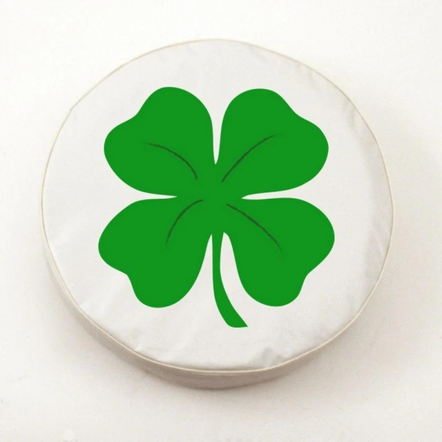 Holland Bar Stool Tire Cover With White Vinyl Finish TCN4LfClvWT
